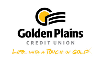Golden Plains Credit Union Logo. Live life with a touch of gold!